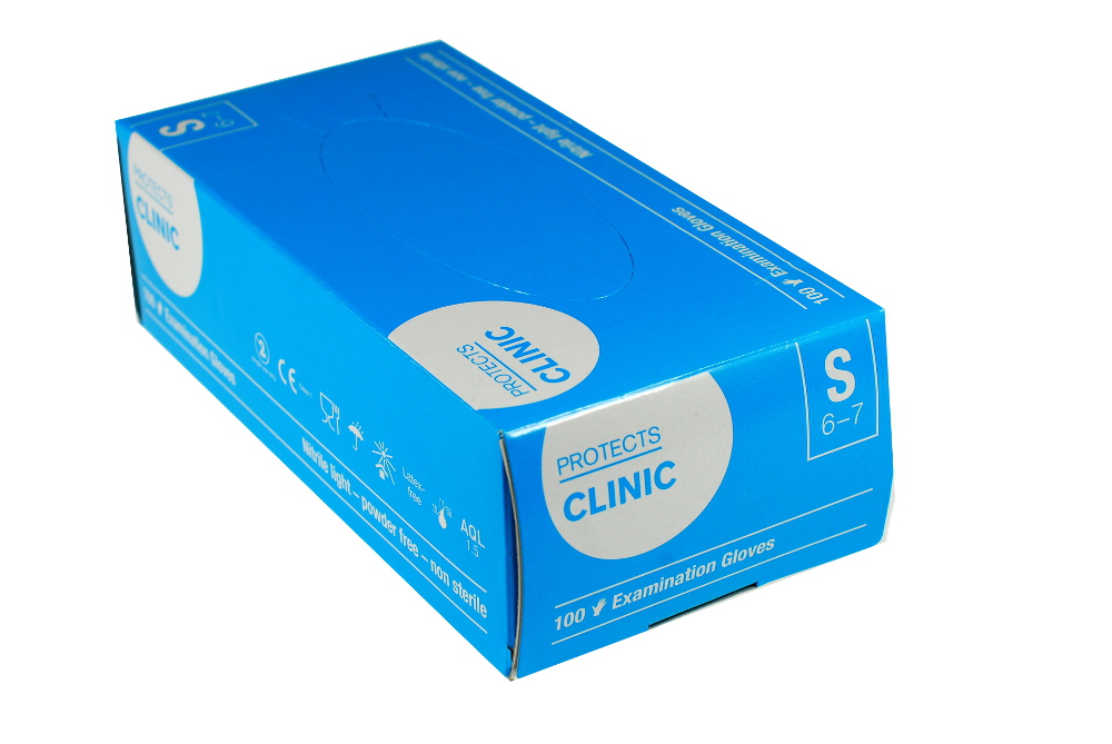 Protects Clinic Nitrile Light/SEMPERGUARD NITRILE COMFORT roz. S, 100 szt.