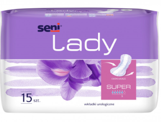 Wkładki urologiczne dla kobiet Seni Lady Super - 15 szt.