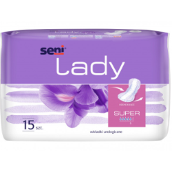 Wkładki urologiczne dla kobiet Seni Lady Super - 15 szt.