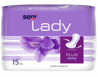 Wkładki urologiczne dla kobiet Seni Lady Plus - 15 szt.