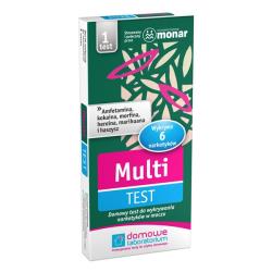 Multi10 Panel (AMP/COC/THC/BZO/BUP/BAR/MET/MOR/MTD/MDMA) test narkotykowy