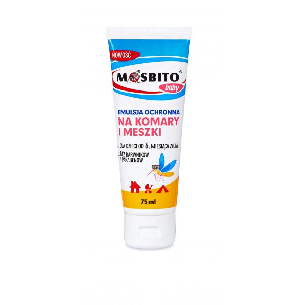 MOSBITO BABY Emulsja ochronna na komary i meszki 75ml