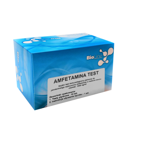 AMFETAMINA Test płytkowy (czułość: 1000 ng/ml), 10 szt.