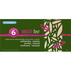Multi 4 Panel (AMP/COC/MOR/THC) test narkotykowy 5szt.