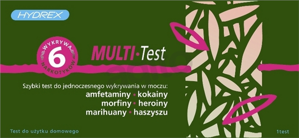 Multi 4 Panel (AMP/COC/MOR/THC) test narkotykowy 25szt.