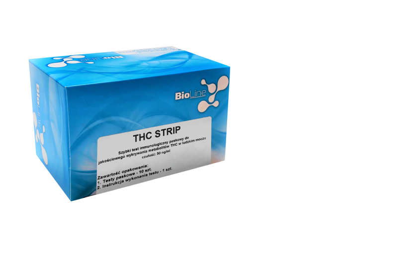 THC test Strip (czułość: 50 ng/ml)