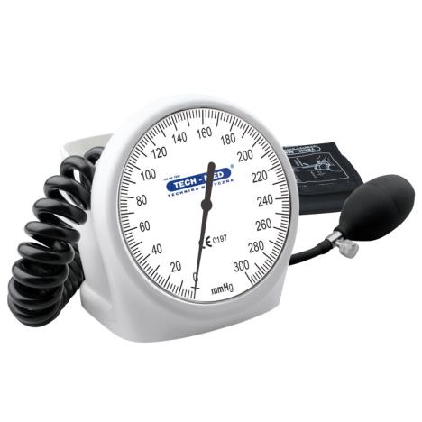Ciśnieniomierz zegarowy TM-H biały
