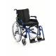 Wózek inwalidzki aluminiowy z szybkozłączką i łamanym oparciem roz. 48 cm