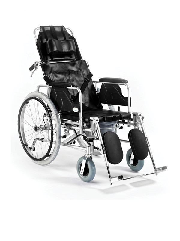 Wózek inwalidzki stabilizujący plecy i głowę z funkcją toaletową roz. 46 cm