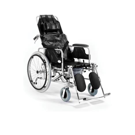 Wózek inwalidzki stabilizujący plecy i głowę z funkcją toaletową roz. 46 cm