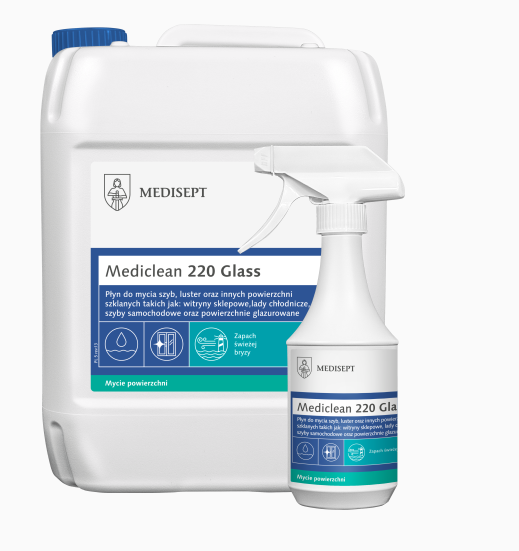 Mediclean 220 Glass Preparat do mycia szyb 5L