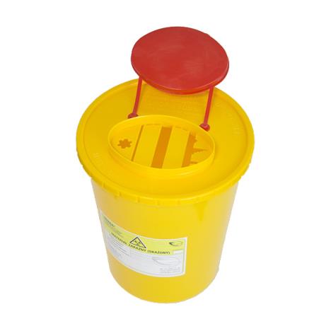 Pojemnik na ostre odpady medyczne STANDARD 3L żółt