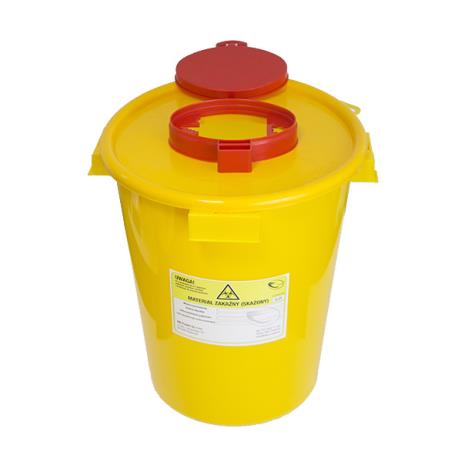 Pojemnik na ostre odpady medyczne UNIVERSAL 6L żółty