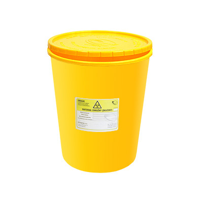 Pojemnik na odpady medyczne 3L żółty