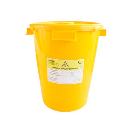Pojemnik na odpady medyczne 6L żółty