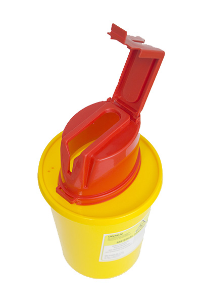 Pojemnik na ostre odpady medyczne SAFEQUICK 1,8L żółty