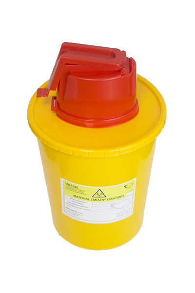 Pojemnik na ostre odpady medyczne SAFEQUICK 3,3L żółty