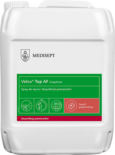  Velox Top AF - 5L -Płyn do dezynfekcji powierzchni grapefruitowy