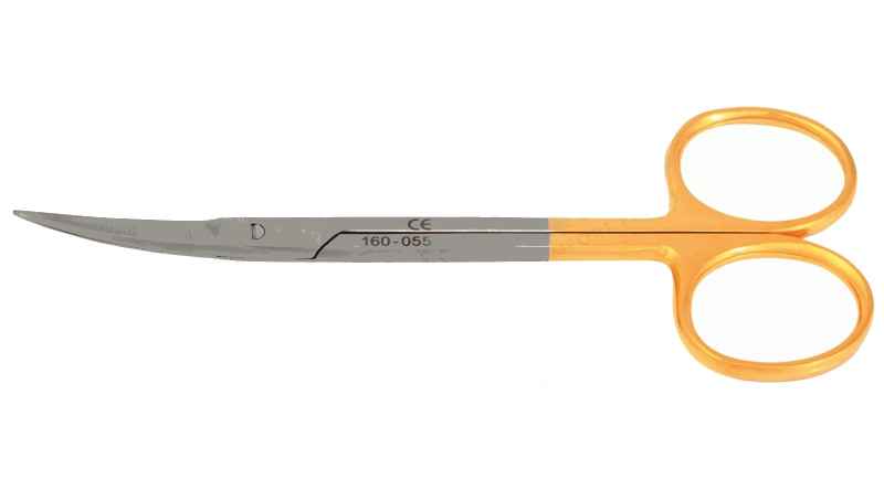 Nożyczki Iris TC wygięte 11,5 cm