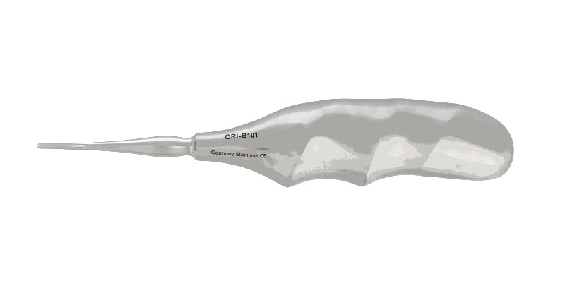 Dźwignia korzeniowa Bein z ergonomiczną rączką, prosta szer. 2 mm
