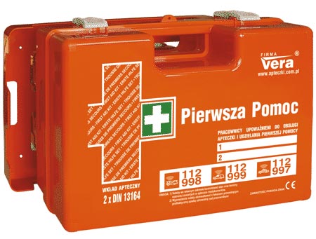 Przemysłowa apteczka pierwszej pomocy „Top 18 Plus” w walizce z tworzywa ABS