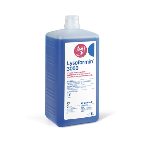 Lysoformin 3000 - koncentrat do manualnego mycia i dezynfekcji narzędzi medycznych, 1L