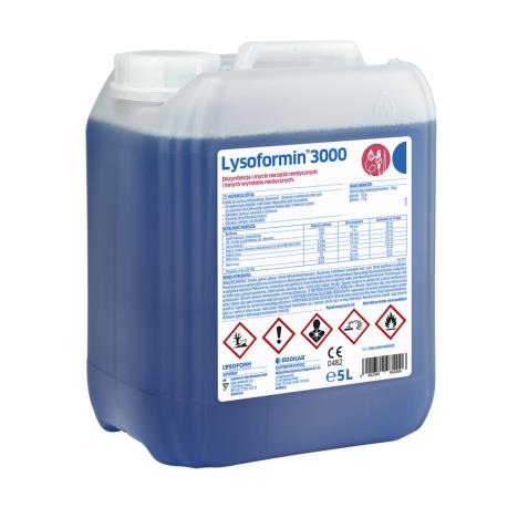 Lysoformin 3000 - koncentrat do manualnego mycia i dezynfekcji narzędzi medycznych, 5L