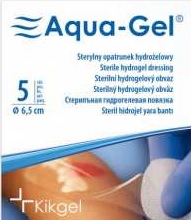 Sterylny opatrunek hydrożelowy Aqua- Gel, Ø 5 cm, 1 op.