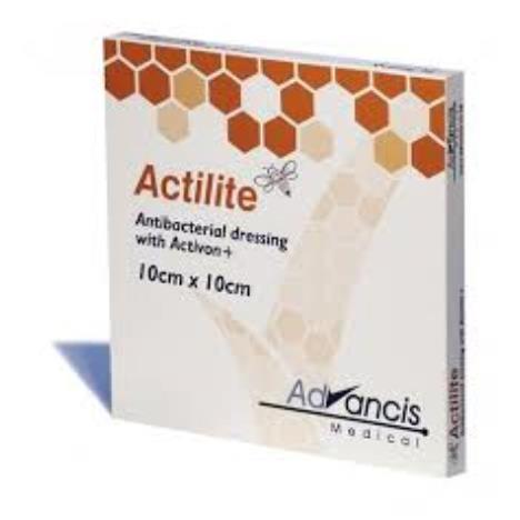 Siatkowy opatrunek Actilite do leczenia ran z miodem MANUKA 10 x 10 cm, 1 szt.