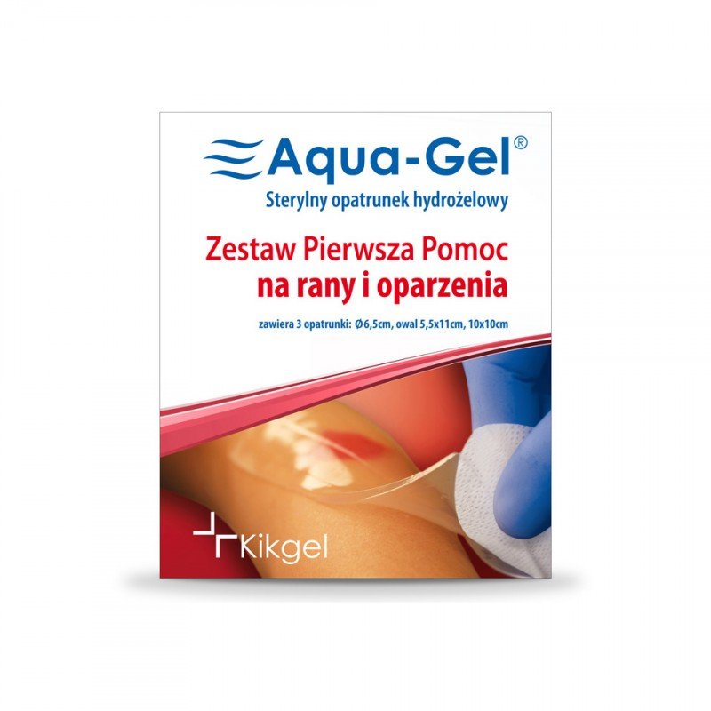 Zestaw sterylnych opatrunków hydrożelowy Aqua- Gel 
