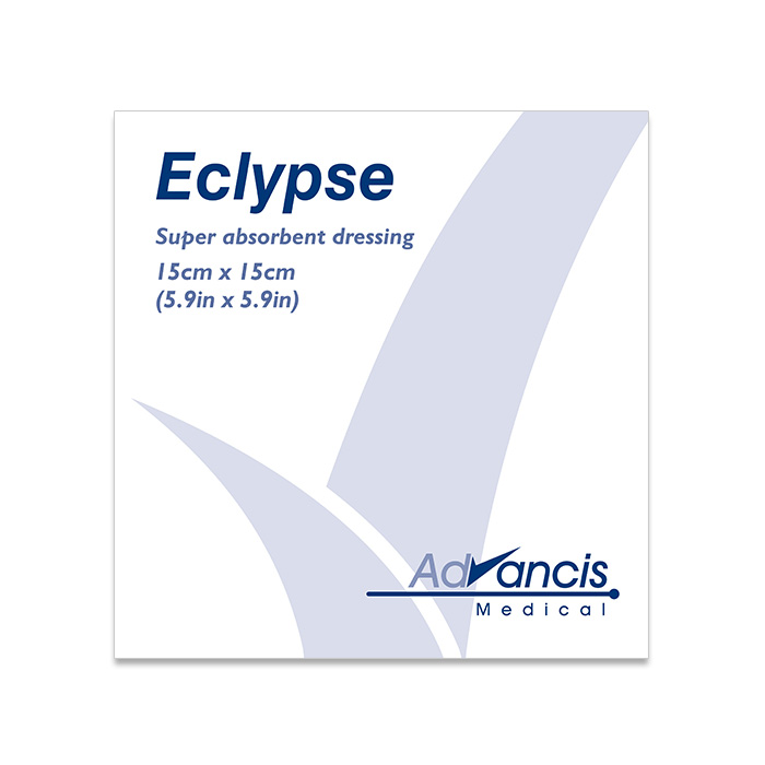 Opatrunki silnie absorpcyjne Eclypse Adherent 15 cm x 15 cm, 1op.