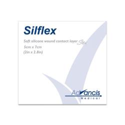 Sterylne opatrunki silikonowe Silflex 5 cm x 7 cm, 1 szt.