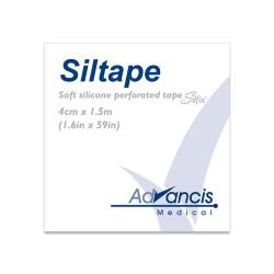Plaster perforowany z miękkiego silikonu Siltape 4 cm x 1,5 m