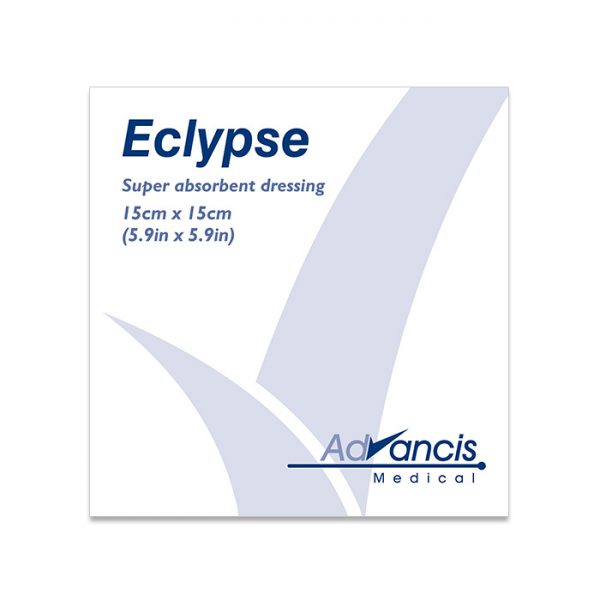 Opatrunki silnie absorpcyjne Eclypse 15 cm x 15 cm, 1op.