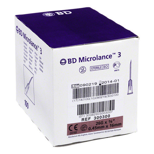Igły BD Microlance 0,45 x 16 - 100 szt.