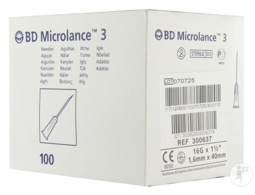 Igły BD Microlance 1,6 x 40 - 100 szt.