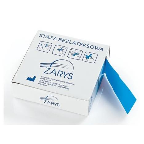 Staza gumowa bezlateksowa uciskowa w roli, j.u., a'25 szt.