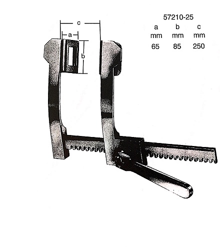Rozwieracz żebrowy Finochietto 250/85/65 mm