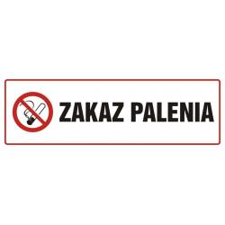 Tablica Zakaz Palenia, 1 szt.