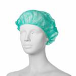 OPERO czepek pielęgniarski z włókniny zielony, 100 szt.