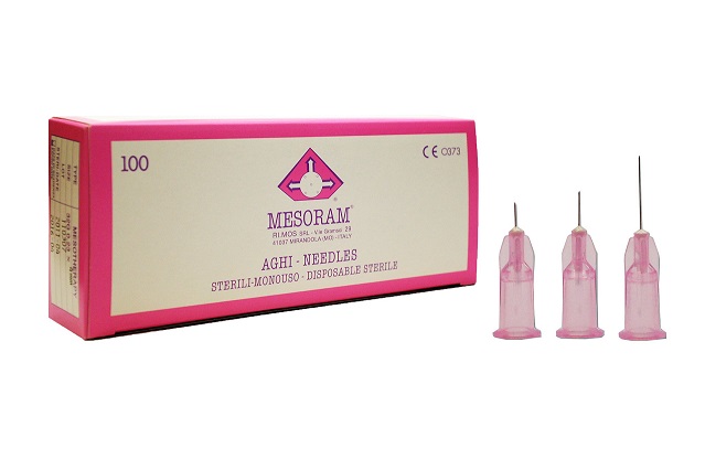Igły do mezoterapii MESORAM 0,23 x 4 mm , 32 G - 100 szt.