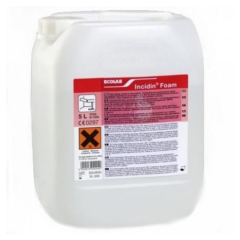 Incidin Foam, preparat bezalkoholowy, dezynfekcja i mycie sprzętu medycznego 5L.
