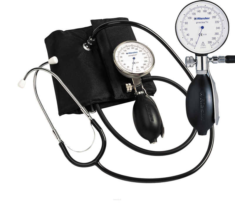 Ciśnieniomierz zegarowy ze stetoskopem Riester Precisa N +