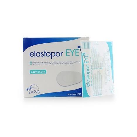 elastopor EYE opatrunek oczny z wkładem chłonnym 5,8cm x 8,3 cm, 50 szt.