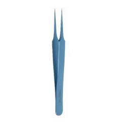 Pinceta mikrochirurgiczna z tytanu bez nacięć i bez ząbków, dł. 110 mm