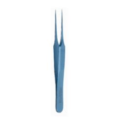 Pinceta mikrochirurgiczna tytanowa prosta z nacięciami, dł. 90 mm