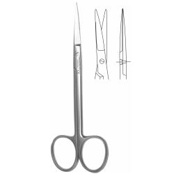 Nożyczki chirurgiczne typu IRIS, do dziąseł, dł. 113 mm, tępo-tępe, proste