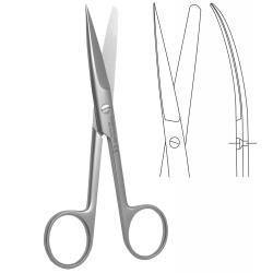 Nożyczki chirurgiczne typu STANDARD, dł. 165 mm, ostro-tępe, odgięte
