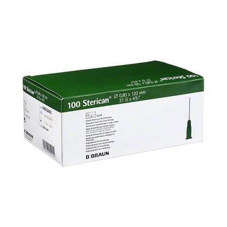 Igły STERICAN 21G 0,80x120mm