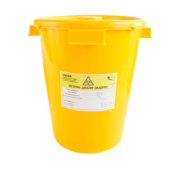 Pojemnik na odpady medyczne 10L żółty